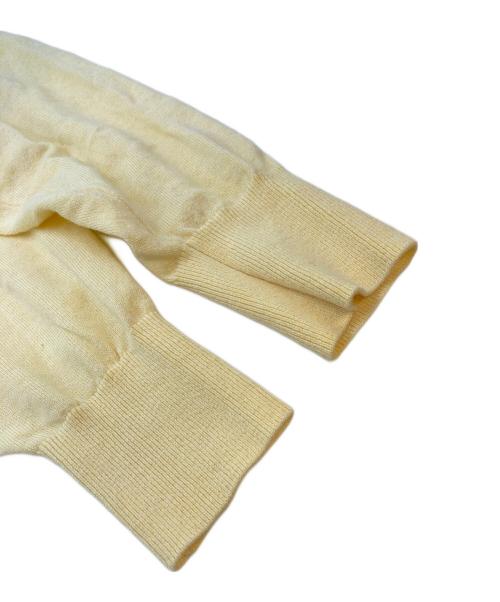 KAGURE（カグレ）KAGURE (カグレ) コットンカシミヤヘンリーネックニット イエロー サイズ:SIZE Free 未使用品の古着・服飾アイテム