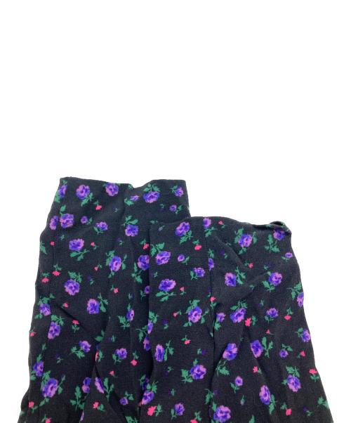 THE SHINZONE（ザ シンゾーン）THE SHINZONE (ザ シンゾーン) PURPLE FLOWER DRESS ブラック サイズ:36の古着・服飾アイテム