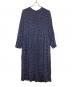 THE SHINZONE（ザ シンゾーン）の古着「PURPLE FLOWER DRESS」｜ブラック