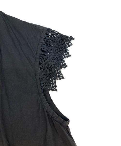Curensology（カレンソロジー）Curensology (カレンソロジー) コットンレースオールインワン ブラック サイズ:SIZE Freeの古着・服飾アイテム