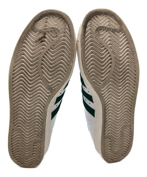 adidas（アディダス）adidas (アディダス) SUPER STAR 80s ホワイト×グリーン サイズ:26.5の古着・服飾アイテム