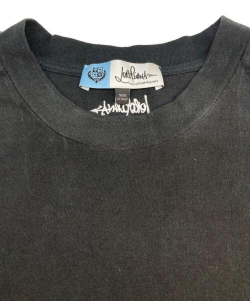 LORO PIANA（ロロピアーナ）LORO PIANA (ロロピアーナ) HIROSHI FUJIWARA (ヒロシ フジワラ) コラボ ジグザグボーダーTシャツ ブラック サイズ:SIZE Sの古着・服飾アイテム