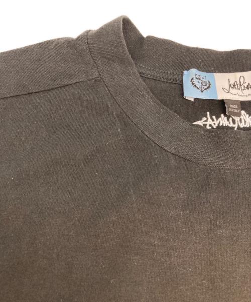LORO PIANA（ロロピアーナ）LORO PIANA (ロロピアーナ) HIROSHI FUJIWARA (ヒロシ フジワラ) コラボ ジグザグボーダーTシャツ ブラック サイズ:SIZE Sの古着・服飾アイテム