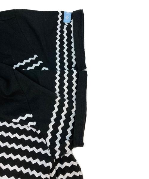 LORO PIANA（ロロピアーナ）LORO PIANA (ロロピアーナ) HIROSHI FUJIWARA (ヒロシ フジワラ) コラボ ジグザグボーダーTシャツ ブラック サイズ:SIZE Sの古着・服飾アイテム