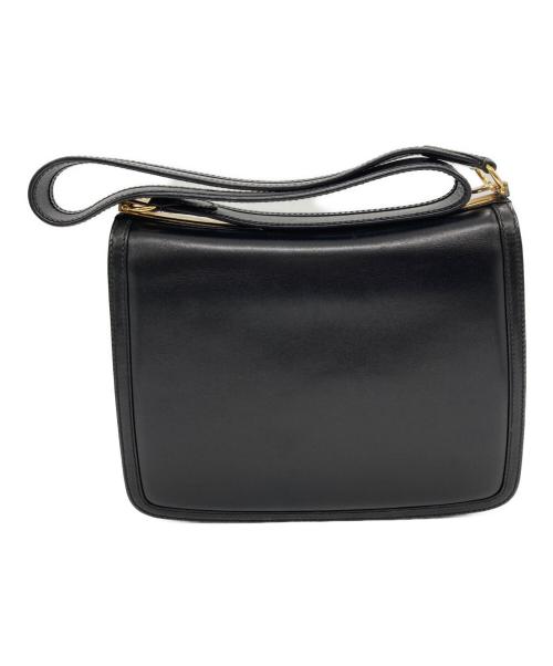 GUCCI（グッチ）GUCCI (グッチ) シェリーライン オールドショルダーバッグ ブラックの古着・服飾アイテム