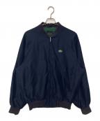 LACOSTEラコステ）の古着「リブブルゾン」｜ネイビー