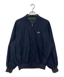 LACOSTE（ラコステ）の古着「リブブルゾン」｜ネイビー