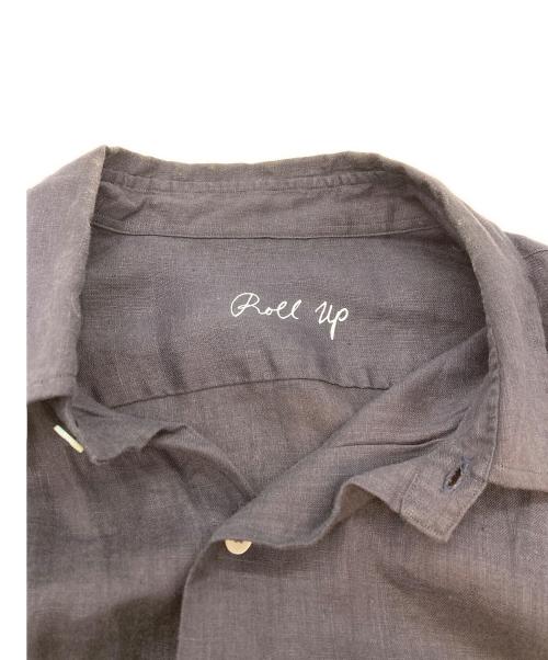 Porter Classic（ポータークラシック）Porter Classic (ポータークラシック) ROLL UP LINEN SHIRT ネイビー サイズ:SIZE Lの古着・服飾アイテム