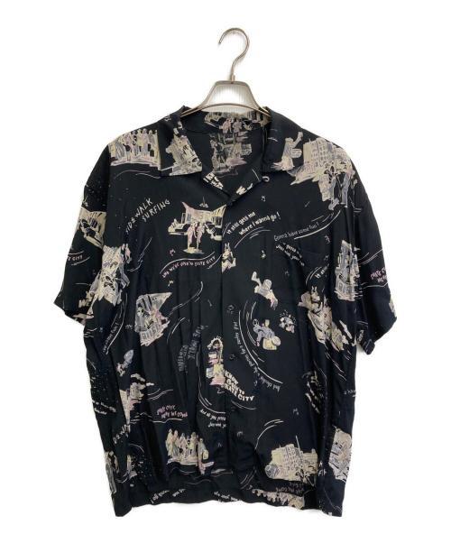 Porter Classic（ポータークラシック）Porter Classic (ポータークラシック) SKATEBOARDING ALOHA SHIRT ブラック サイズ:SIZE Sの古着・服飾アイテム