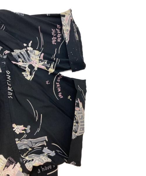 Porter Classic（ポータークラシック）Porter Classic (ポータークラシック) SKATEBOARDING ALOHA SHIRT ブラック サイズ:SIZE Sの古着・服飾アイテム