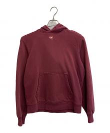 DIESEL（ディーゼル）の古着「ミニロゴプルオーバーパーカー」｜ボルドー