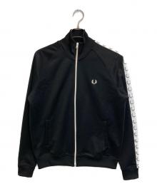 FRED PERRY（フレッドペリー）の古着「Taped Track Jacket」｜ブラック