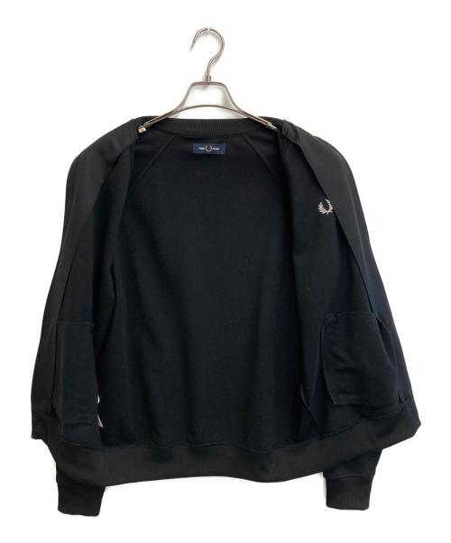FRED PERRY（フレッドペリー）FRED PERRY (フレッドペリー) Taped Track Jacket ブラック サイズ:SIZE Lの古着・服飾アイテム