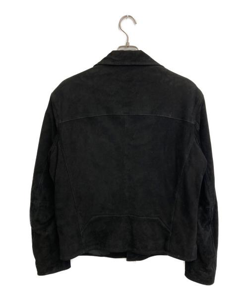 ARMANI EXCHANGE（アルマーニ エクスチェンジ）ARMANI EXCHANGE (アルマーニ エクスチェンジ) ゴートスエードダブルライダースジャケット ブラック サイズ:SIZE Mの古着・服飾アイテム