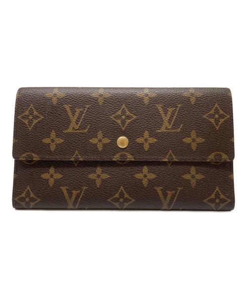 LOUIS VUITTON（ルイ ヴィトン）LOUIS VUITTON (ルイ ヴィトン) ポルトフォイユ・インターナショナル ブラウンの古着・服飾アイテム