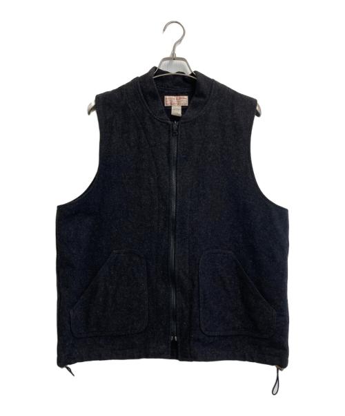 FILSON（フィルソン）FILSON (フィルソン) ジップアップウールベスト ブラック サイズ:SIZE XLの古着・服飾アイテム
