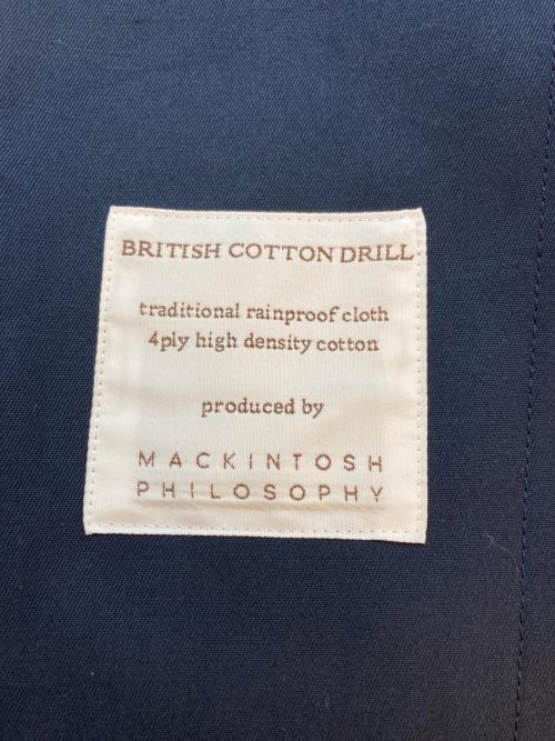 MACKINTOSH PHILOSOPHY（マッキントッシュ フィロソフィー）MACKINTOSH PHILOSOPHY (マッキントッシュ フィロソフィー) ステンカラーコート ネイビー サイズ:SIZE M (38)の古着・服飾アイテム