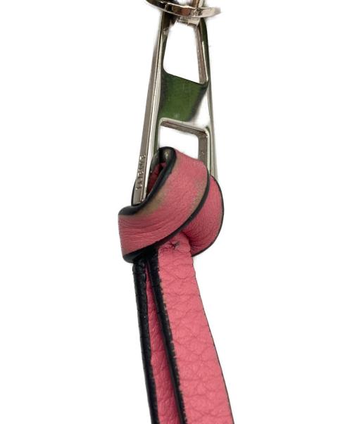 LOEWE（ロエベ）LOEWE (ロエベ) ラウンドファスナー2つ折り財布 ブラウン×グリーンの古着・服飾アイテム