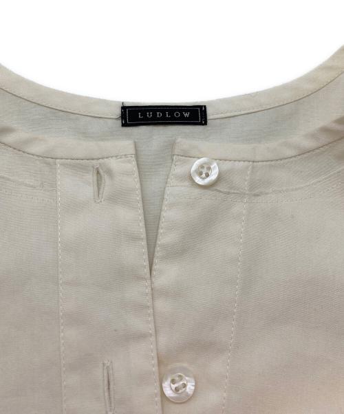 LUDLOW（ラドロー）LUDLOW (ラドロー) コットンシンバルブラウス アイボリー サイズ:SIZE Freeの古着・服飾アイテム