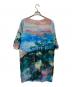 Sybilla (シビラ) アートプリントウールガーゼドレス ブルー サイズ:SIZE M：10000円