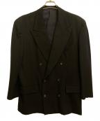 COMME des GARCONS HOMME PLUSコムデギャルソンオムプリュス）の古着「80’S ピークドラペルダブルブレストジャケット」｜ネイビー