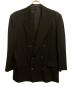COMME des GARCONS HOMME PLUS（コムデギャルソンオムプリュス）の古着「80’S ピークドラペルダブルブレストジャケット」｜ネイビー