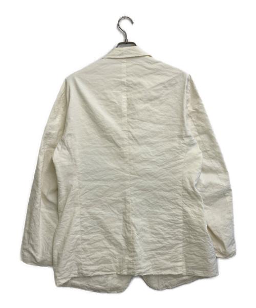 GIORGIO ARMANI（ジョルジオアルマーニ）GIORGIO ARMANI (ジョルジオアルマーニ) テーラードジャケット ホワイト サイズ:SIZE 52の古着・服飾アイテム