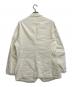 GIORGIO ARMANI (ジョルジオアルマーニ) テーラードジャケット ホワイト サイズ:SIZE 52：8000円