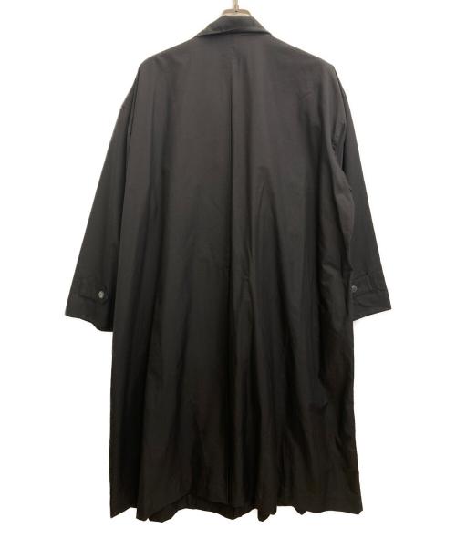 ISSEY MIYAKE（イッセイミヤケ）ISSEY MIYAKE (イッセイミヤケ) レイヤードデザインシングルコート ブラック サイズ:Lの古着・服飾アイテム