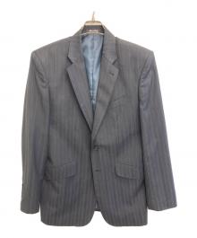 BARNEYS NEWYORK×ERMENEGILDO ZEGNA（バーニーズ・ニューヨーク×エルメネジルド・ゼニア）の古着「ストライプセットアップスーツ」｜ネイビー