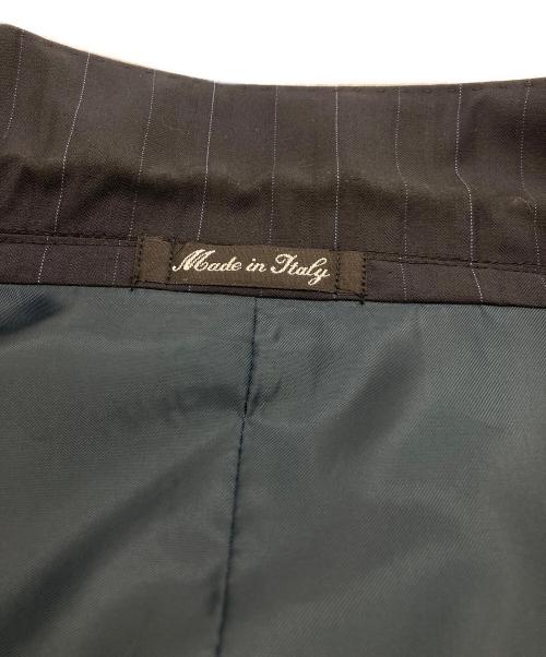 BARNEYS NEWYORK（バーニーズ・ニューヨーク）BARNEYS NEWYORK (バーニーズ・ニューヨーク) ERMENEGILDO ZEGNA (エルメネジルド・ゼニア) ストライプセットアップスーツ ネイビー サイズ:52の古着・服飾アイテム