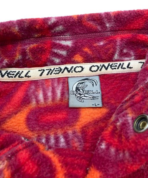 O'NEILL（オニール）O'NEILL (オニール) ハーフスナップボタンフリースプルオーバー レッド サイズ:SIZE Lの古着・服飾アイテム