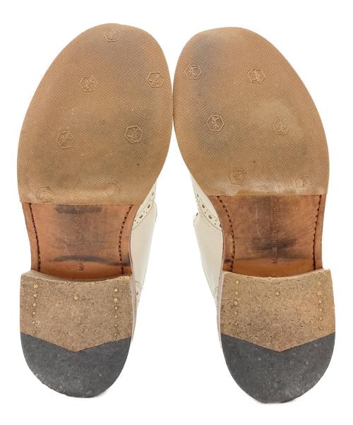 Tricker's（トリッカーズ）Tricker's (トリッカーズ) SHIPS (シップス) 別注メリージェーンウイングチップシューズ ホワイト サイズ:UK4の古着・服飾アイテム