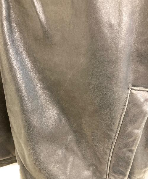 COACH（コーチ）COACH (コーチ) シングルレザージャケット ブラック サイズ:Mの古着・服飾アイテム