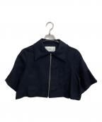 STUDIOUSステュディオス）の古着「Half Sleeve Mesh Shirt」｜ブラック