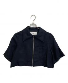 STUDIOUS（ステュディオス）の古着「Half Sleeve Mesh Shirt」｜ブラック