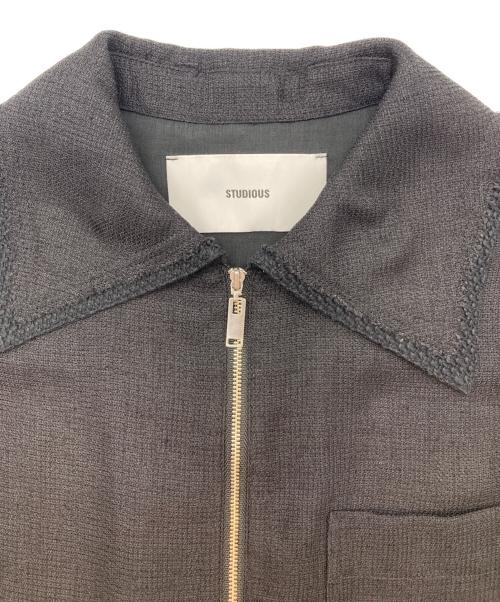STUDIOUS（ステュディオス）STUDIOUS (ステュディオス) Half Sleeve Mesh Shirt ブラック サイズ:Freeの古着・服飾アイテム