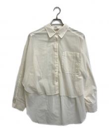 STUDIOUS（ステュディオス）の古着「Matte Sheer Over Shirt」｜ホワイト