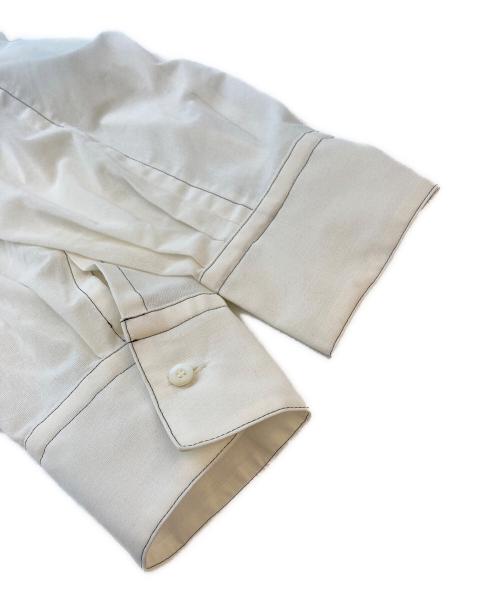 STUDIOUS（ステュディオス）STUDIOUS (ステュディオス) Matte Sheer Over Shirt ホワイト サイズ:SIZE Freeの古着・服飾アイテム