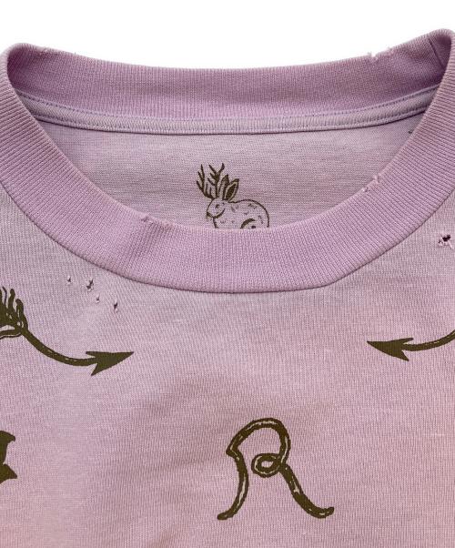 rurumu:（ルルムウ）rurumu: (ルルムウ) Tattoo Motif Long Sleeve ラベンダー サイズ:SIZE Lの古着・服飾アイテム
