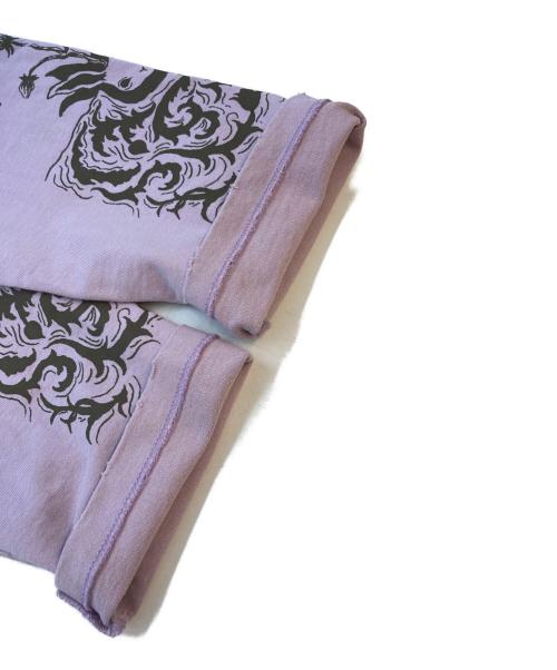rurumu:（ルルムウ）rurumu: (ルルムウ) Tattoo Motif Long Sleeve ラベンダー サイズ:SIZE Lの古着・服飾アイテム