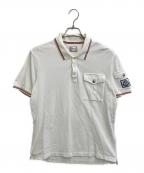 MONCLER GAMME BLEUモンクレール ガム ブルー）の古着「MAGLIA POLO」｜ホワイト