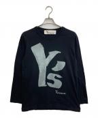 Y's BANG ON!ワイズバングオン！）の古着「BANG ON! ROGO - TSHIRTS L/S」｜ブラック