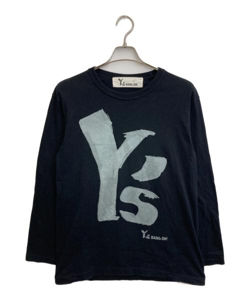 Y's BANG ON!（ワイズバングオン！）Y's BANG ON! (ワイズバングオン！) BANG ON! ROGO - TSHIRTS L/S ブラック サイズ:SIZE 2の古着・服飾アイテム