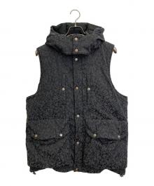 SUGARHILL（シュガーヒル）の古着「URETHANE JACQUARD PUFFER VEST」｜ブラック×グレー