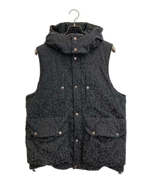 SUGARHILL（シュガーヒル）SUGARHILL (シュガーヒル) URETHANE JACQUARD PUFFER VEST ブラック×グレー サイズ:SIZE 1の古着・服飾アイテム