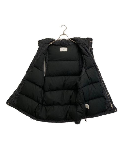 SUGARHILL（シュガーヒル）SUGARHILL (シュガーヒル) URETHANE JACQUARD PUFFER VEST ブラック×グレー サイズ:SIZE 1の古着・服飾アイテム