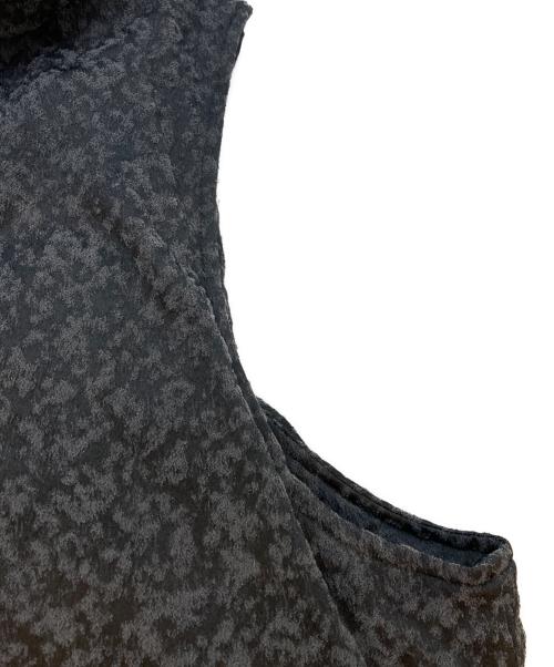 SUGARHILL（シュガーヒル）SUGARHILL (シュガーヒル) URETHANE JACQUARD PUFFER VEST ブラック×グレー サイズ:SIZE 1の古着・服飾アイテム