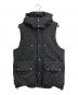 SUGARHILL（シュガーヒル）の古着「URETHANE JACQUARD PUFFER VEST」｜ブラック×グレー