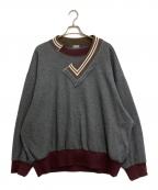 kolor/BEACONカラービーコン）の古着「L/S WOOL PO」｜グレー